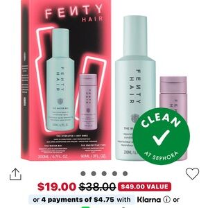 Fenty Beauty Hair Protectant Set - Mint and Pink